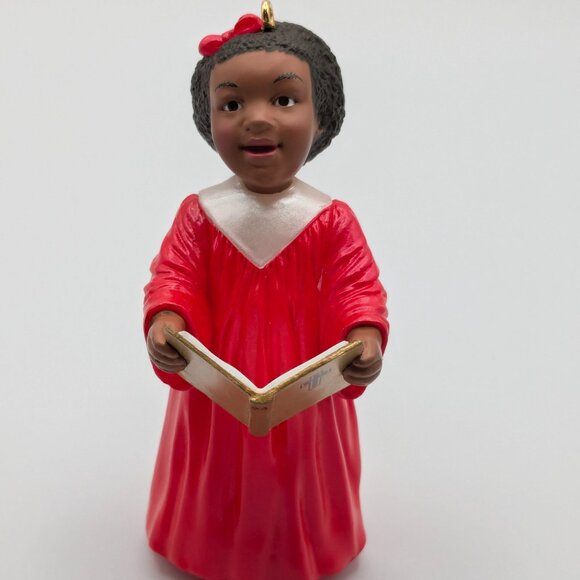 Hallmark Keepsake Joyous Song 1994, Christmas Choir Singer, Vintage Ornament - Picture 3 of 11